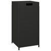 vidaXL Pattumiera Nera 40x40x80 cm in Polyrattan