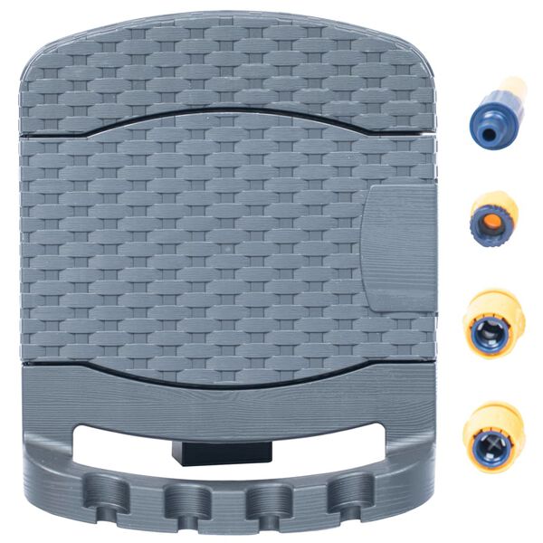 vidaXL Avvolgitubo da Giardino a Parete con Tubo in Plastica Antracite