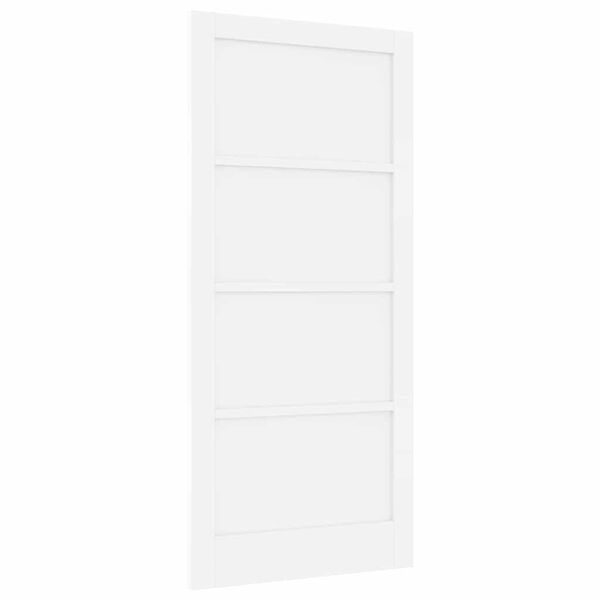 vidaXL Porta Interna ORKDAL Bianco 93 x 202 cm Legno compensato