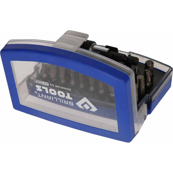 BRILLIANT TOOLS Set di Punte per Cacciavite 32 pz 1/4" in Acciaio
