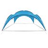 vidaXL Tendone per Feste ad Arco 450x450x265 cm Azzurro