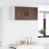 vidaXL Mobile da cucina con lo scaffale Rovere Marrone 80 x 31 x 40 cm