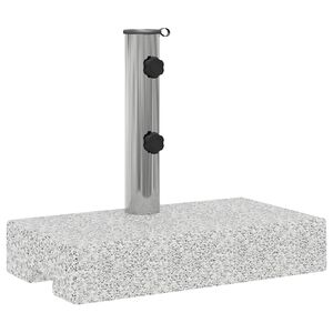 vidaXL Base per Parasole in Granito Rettangolare 25 kg