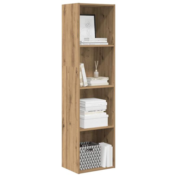 vidaXL Libreria Rovere Artigianale 40x30x152 cm in Legno Multistrato