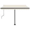 vidaXL Tenda da Sole Automatica Autoportante 300x250 cm Crema