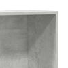 vidaXL Libreria/Mobile TV Grigio Cemento 36x30x114cm Legno Multistrato