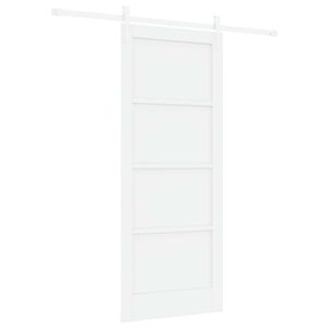 vidaXL Porta scorrevole ORKDAL Bianco 83 x 202 cm