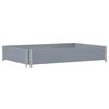 vidaXL Fioriera da Giardino Grigia 120x80 cm Legno Massello di Pino