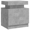 vidaXL Comodino Grigio Cemento 45x35x52 cm in Legno Multistrato