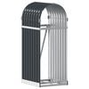 vidaXL Portalegna Antracite 40x45x100 cm Acciaio Zincato