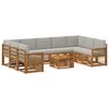vidaXL Set divani Legno di Acacia Massello