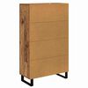 vidaXL Credenza Legno vecchio 69,5 x 31 x 115 cm Legno multistrato