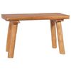 vidaXL Panchina da Giardino 80 cm in Legno Massello di Teak