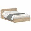 vidaXL Telaio del letto con storage Rovere Sonoma 150 x 200 cm