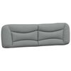 vidaXL Cuscino Testiera Hvar Grigio Chiaro 183 cm in Tessuto