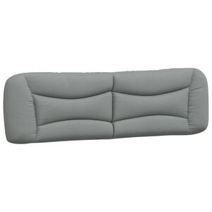 vidaXL Cuscino Testiera Hvar Grigio Chiaro 183 cm in Tessuto