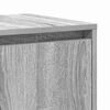 vidaXL Credenza Grigio Sonoma 135 x 41 x 75 cm Legno multistrato