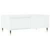vidaXL Tavolino da Salotto Bianco 90x50x36,5 cm in Legno Multistrato