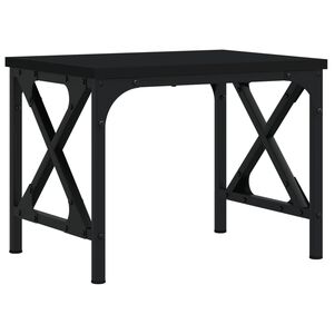 vidaXL Supporto per Stampante Nero 40x30x31 cm in Legno Multistrato
