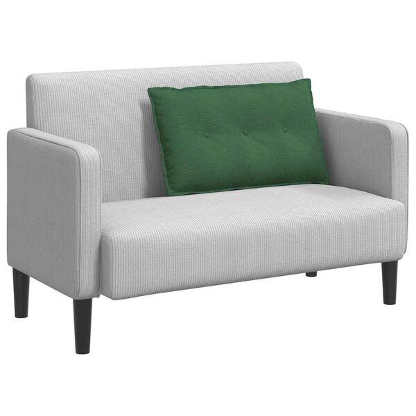 vidaXL Cuscino per Schiena Verde Giungla 80 x 50 cm Tessuto in Cords