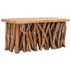 vidaXL Tavolino Salotto 100x40x47,5 cm Legno di Recupero Misto e Teak