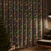 vidaXL Tenda Luci a Ghiaccioli 3x3m 300 LED Colorati 8 Funzioni