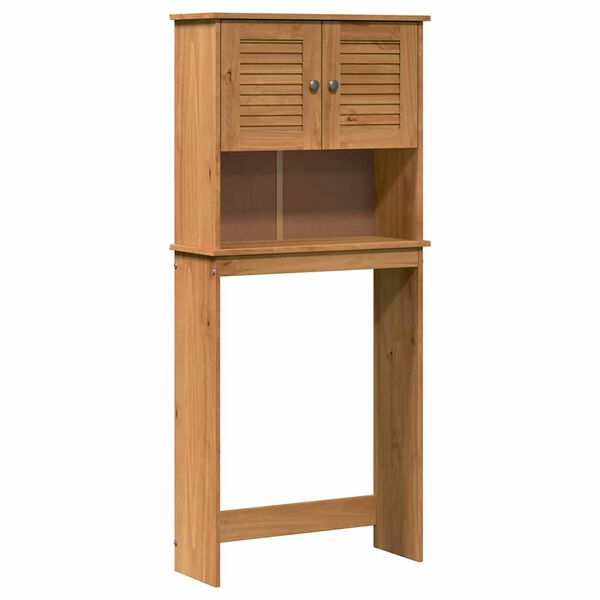 vidaXL Armadio per Lavatrice con porta VIGO Marrone e Marrone Miele