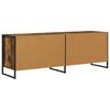 vidaXL Mobile TV Quercia Fumosa 140 x 36 x 49.5 cm Legno multistrato