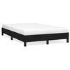 vidaXL Giroletto senza Materasso Nero 120x190 cm in Tessuto