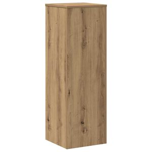 vidaXL Supporto per Piante Rovere Artigianale 33x33x100 cm Truciolato