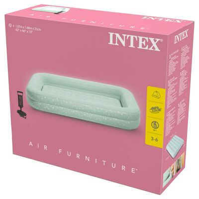 Intex Letto ad Aria Kidz Travel Bed Set 107x168x25 cm 66810NP