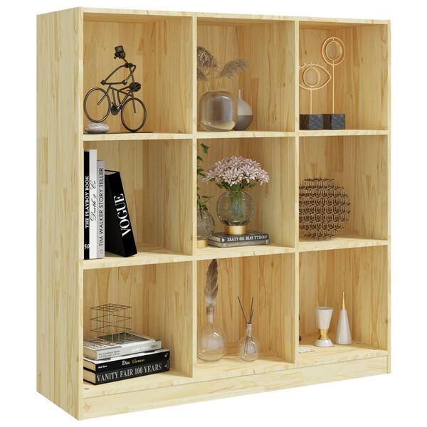 vidaXL Libreria/Divisorio 104x33,5x110 cm in Legno Massello di Pino