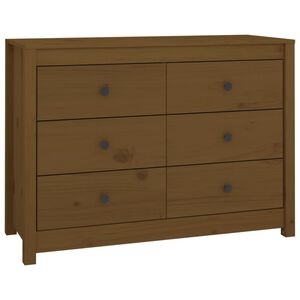 vidaXL Armadietto Ambra 100x40x72 cm in Legno Massello di Pino
