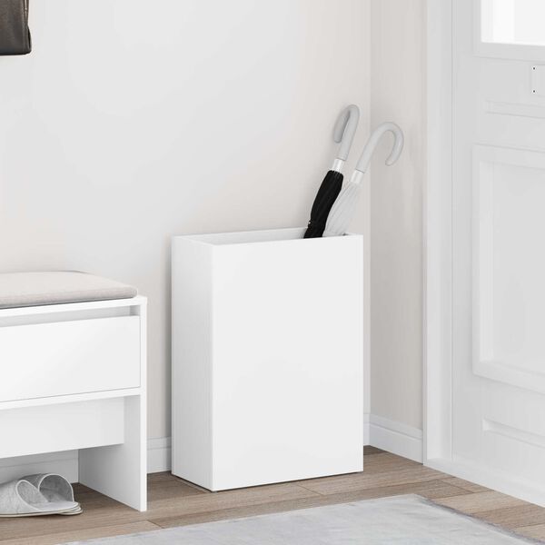 vidaXL Supporto per Ombrellone Bianco 40 x 20 x 55,5 cm