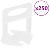 vidaXL Clip di Livellamento per Piastrelle 250 pz 3 mm