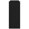 vidaXL Supporto per Monitor da Scrivania Rovere Nero 40 x 17 x 41 cm