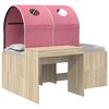 vidaXL Letto con Tunnel 3 pz Rovere Sonoma e Rosa Legno ingegnerizzato