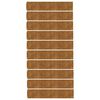 vidaXL Bordure per Prato 10 pz 20x103 cm Flessibili in Acciaio Corten
