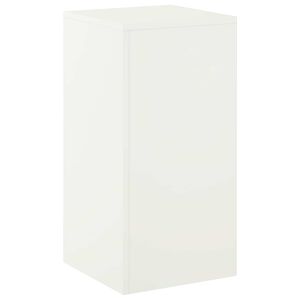 vidaXL Supporto per piante Bianco 30 x 30 x 60 cm Acciaio