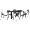 vidaXL Set da Pranzo per Giardino 7 pcs Antracite