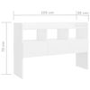vidaXL Credenza Bianca 120x30,5x70 cm in Legno Multistrato