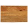 vidaXL Piano Tavolo Bordi Vivi 50x30x3,8cm in Legno Massello di Mango
