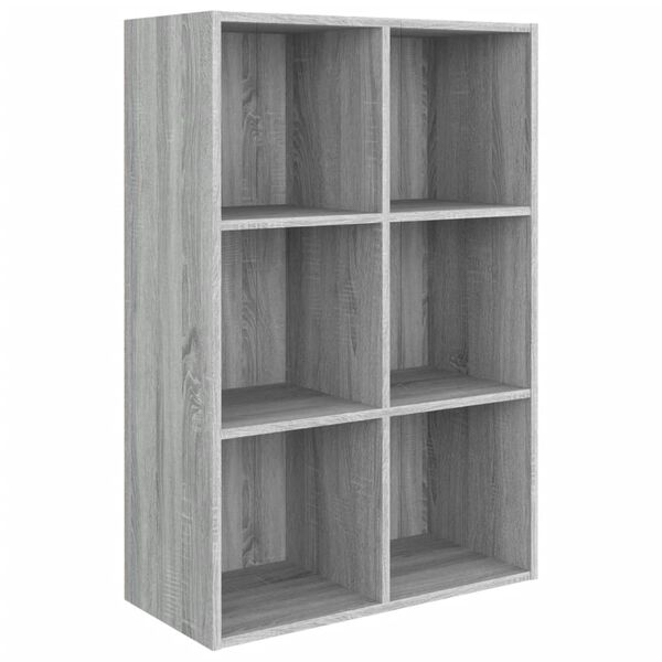 vidaXL Libreria/Credenza Grigio Sonoma 66x30x98 cm Legno Multistrato