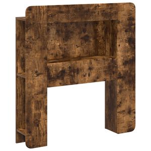 vidaXL Testata del letto Rovere Fumo Legno ingegnerizzato