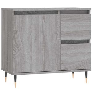 vidaXL Armadietto Bagno Grigio Sonoma 65x33x60 cm in Legno Multistrato