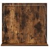 vidaXL Specchio da Vanità con specchio Rovere fumé 60 x 55 x 18 cm