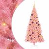vidaXL Albero di Natale Rosa 180 cm PVC