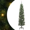 vidaXL Albero di Natale artificiale con 300 LED Verde 180 cm