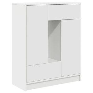 vidaXL Credenza con Cassetti e Ante Bianco 73x31x90 cm