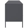 vidaXL Mobile TV Antracite 100,5x39x50,5 cm in Acciaio